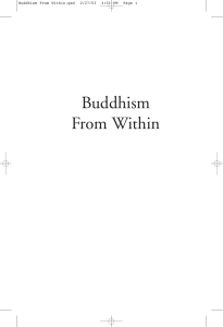 Buddhism From Within.qxd