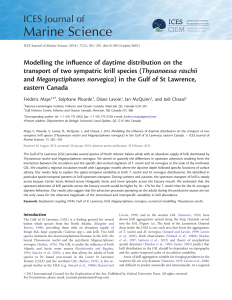 Meganyctiphanes norvegica - ICES Journal of Marine Science