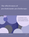 The effectiveness of psychodynamic psychotherapy