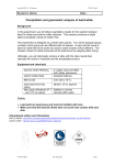 Student`s Name: Date : Precipitation and gravimetric analysis of lead