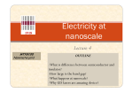 Electricity at nanoscale