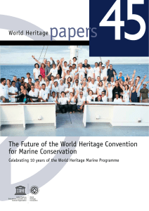 The Future of the World Heritage Convention for marine conservation