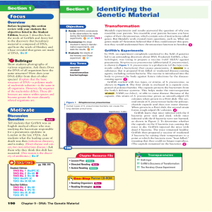 Identifying the Genetic Material