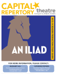 an iliad - Capital Repertory Theatre