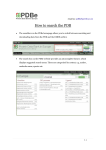 How to search the PDB