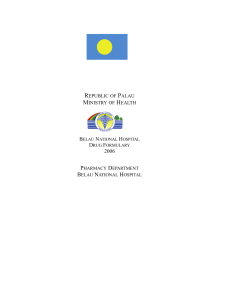 Republic of Palau - World Health Organization