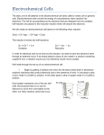 Electrochemical Cells