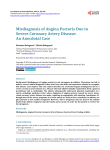 Misdiagnosis of Angina Pectoris Due to Severe Coronary Artery