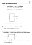13. H Electric Fields Questions