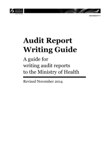 Audit Report Writing Guide