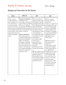 Activity 1C-Carbon Journey