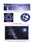November, 2015 - The Baton Rouge Astronomical Society