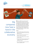 Big companies now have a hand in the collaborative economy