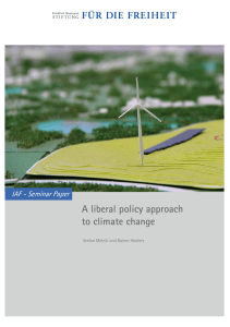 A liberal policy approach to climate change