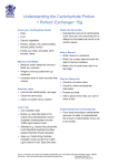 Understanding 15g carbohydrate portions