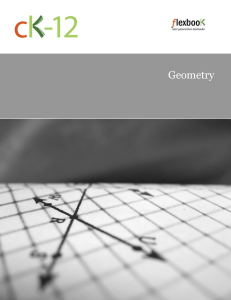 1. Basics of Geometry