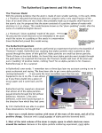 The Rutherford Experiment and Hit the Penny