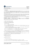 MA75 - Sparse over-determined system: weighted least squares