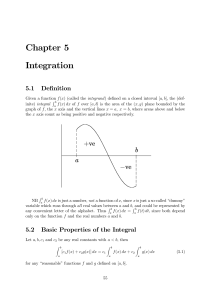 Chapter 5 Integration