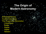 02 The Origin of Modern Astronomy
