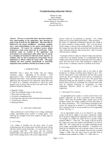 Troubleshooting Induction Motors