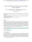 an R interface to SOLAR for variance component analysis