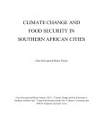climate change and food security in southern african cities