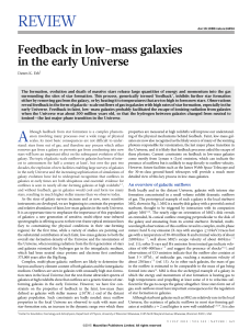 Feedback in low-mass galaxies in the early Universe