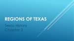 Regions of texas