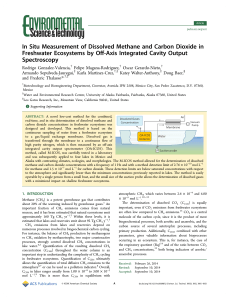 In Situ Measurement of Dissolved Methane and Carbon Dioxide in