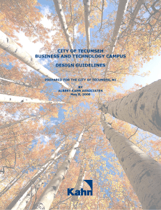 Campus Design Guidelines - Tecumseh Business and Technology