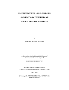 Electromagnetic Modeling Based on Directional Time