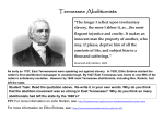 Tennessee Abolitionists - Teach Tennessee History