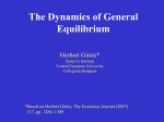 The Market Economy as Complex Dynamical System