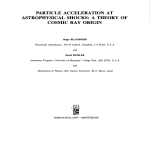 Particle Acceleration at Astrophysical