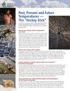 Past, Present and Future Temperatures