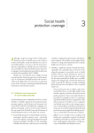 Social health protection coverage