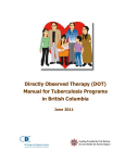 Directly Observed Therapy (DOT) Manual for Tuberculosis Programs