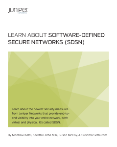 Learn About Software-Defined Secure Networks