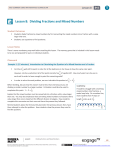 Lesson 8: Dividing Fractions and Mixed Numbers