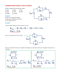 COMBINED SERIES-PARALLEL CIRCUIT EXAMPLE