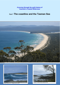 7 The coastline and the Tasman Sea