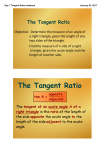 Day 7 Tangent Ratio.notebook