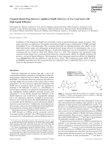 Fragment-Based Drug Discovery Applied to Hsp90