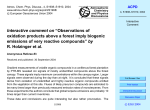 Interactive comment on “Observations of oxidation products