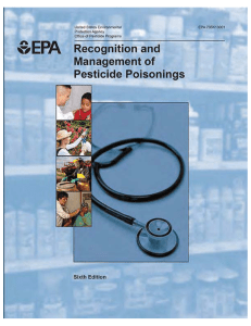 Recognition and Management of Pesticide Poisonings