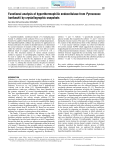 Functional analysis of hyperthermophilic endocellulase from