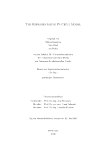 The Representative Particle Model - DepositOnce