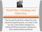World War II Strategy and Diplomacy - LBCC e