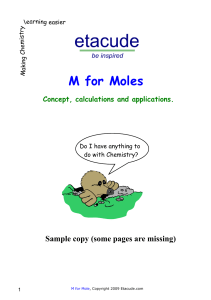 M for Moles - Shop
